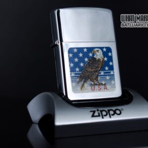 ZIPPO LA MÃ 1990 – AMERICAN EAGLE