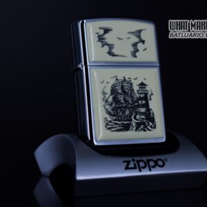 ZIPPO LA MÃ 1990 – SCRIMSHAW SHIP