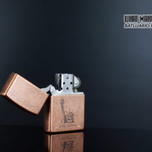ZIPPO LA MÃ 1996 – ANTIQUE COPPER – LIBERTY 2