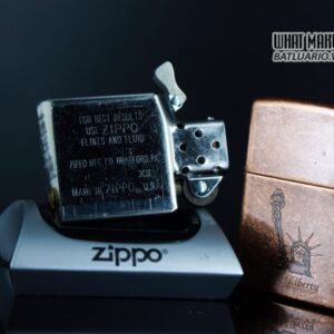 ZIPPO LA MÃ 1996 – ANTIQUE COPPER – LIBERTY 3