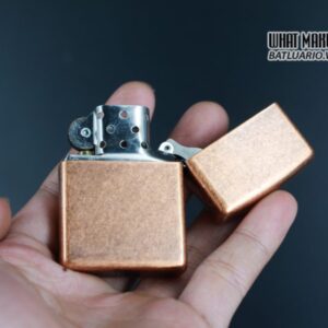 ZIPPO LA MÃ 1996 – ANTIQUE COPPER – LIBERTY 5
