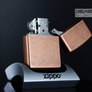 ZIPPO LA MÃ 1996 – ANTIQUE COPPER – LIBERTY 7