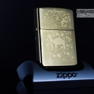 ZIPPO LA MÃ 1996 – CAMEL GOLD PLATE 22K – MẠ VÀNG 22K