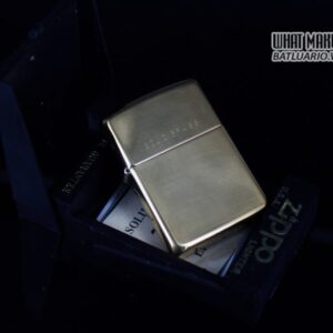 ZIPPO LA MÃ 1996 – ĐỒNG NGUYÊN KHỐI – TRƠN 2 MẶT 1