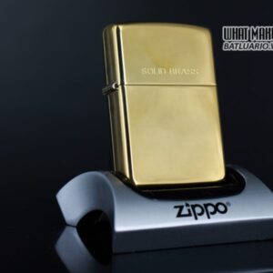 ZIPPO LA MÃ 1996 – ĐỒNG NGUYÊN KHỐI – TRƠN 2 MẶT