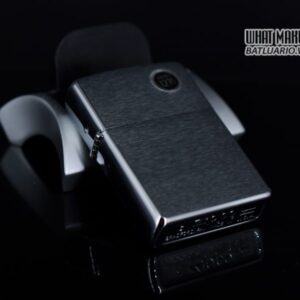 ZIPPO LA MÃ 1997 – PLAIN – BRUSHED CHROME – TRƠN 2 MẶT 2