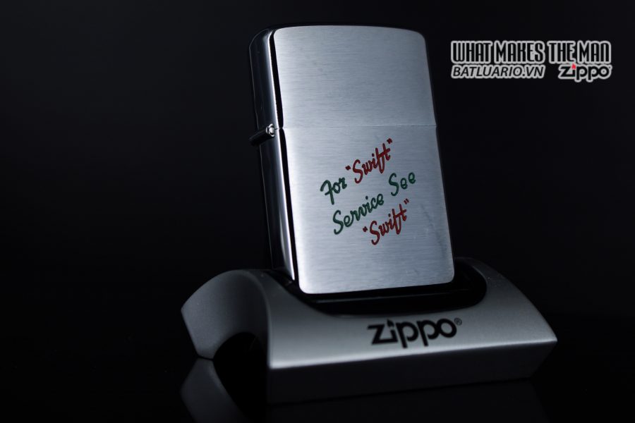 ZIPPO XƯA 1957 – FOR SWIFT SERVICE SEE SWIFT