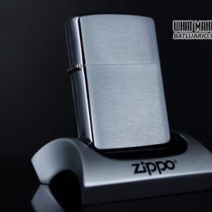 ZIPPO XƯA 1962 – BRUSHED CHROME – PLAIN – TRƠN 2 MẶT