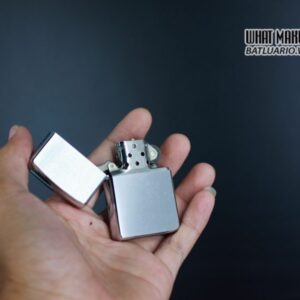 ZIPPO XƯA 1975 – BRUSHED CHROME – PLAIN – TRƠN 2 MẶT 12 ZIPPO XƯA 1975 – BRUSHED CHROME – PLAIN – TRƠN 2 MẶT 3