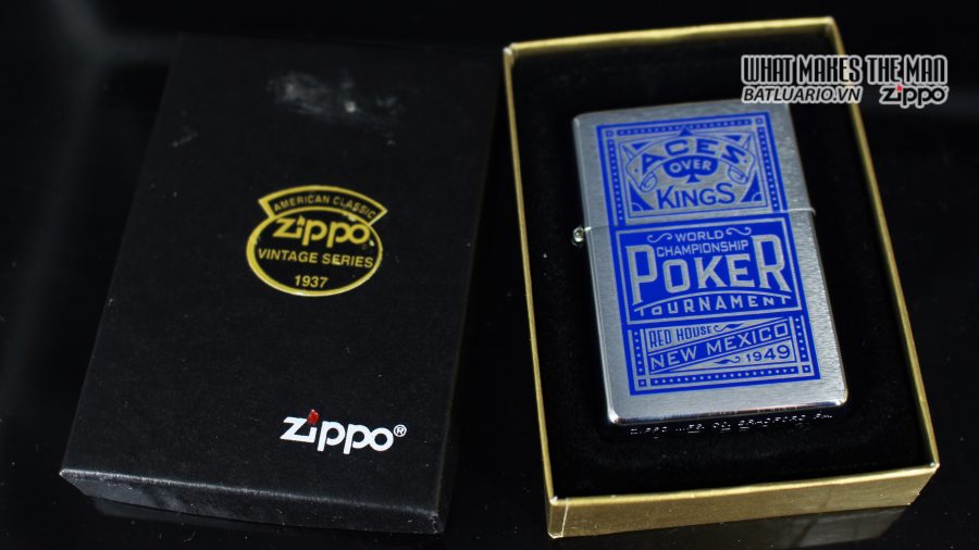 ZIPPO 2001 – ZIPPO MARLBORO ACES/KINGS BLUE WORLD CHAMPIONSHIP POKER 1