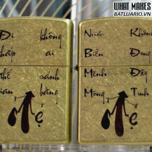 ZIPPO 201FB KHẮC MẸ 02-03 – ZIPPO 201FB.ME0203