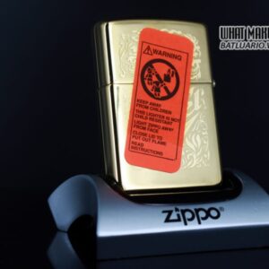 ZIPPO LA MÃ 1996 – CAMEL GOLD PLATE 22K – MẠ VÀNG 22K 1