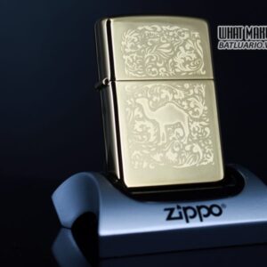 ZIPPO LA MÃ 1996 – CAMEL GOLD PLATE 22K – MẠ VÀNG 22K
