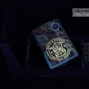 ZIPPO LA MÃ 2000 – CAMO – SMITH & WESSON 4