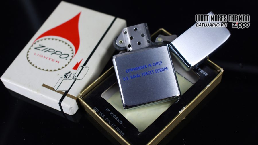 ZIPPO XƯA 1971 – ADMIRAL-COMMANDER IN CHIEF U.S. NAVAL FORCES EUROPE 6