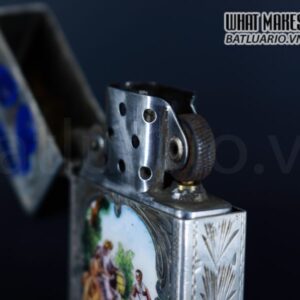 BẠC KHỐI ITALY – MẶT MEN – FORM VUÔNG 3