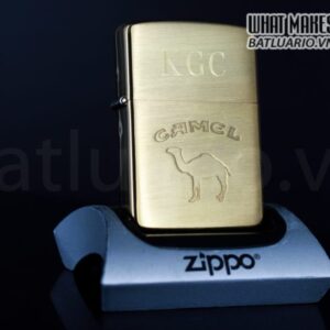 ZIPPO CHU NIÊN 1932 – 1992 – ĐỒNG NGUYÊN KHỐI – CAMEL – KGC