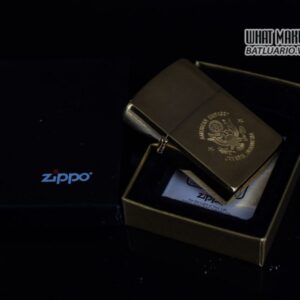 ZIPPO LA MÃ 1989 – GOLD PLATE – AMERICAN EMBASSY JAKARTA INDONESIA 1