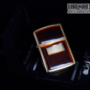 ZIPPO LA MÃ 1990 – GOLDEN TORTOISE – MẠ VÀNG 22K 1