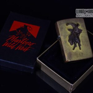 ZIPPO LA MÃ 1992 – MARLBORO WILD WEST – RODEO 1