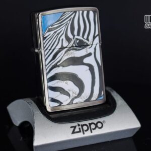 ZIPPO LA MÃ 1994 – BARRET SMYTHE MIDNIGHT COLECTION – ZEBRA UNLIT