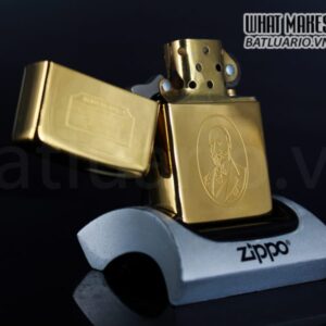 ZIPPO LA MÃ 1995 – ĐỒNG NGUYÊN KHỐI – KING EDWARD THE SEVENTH 1