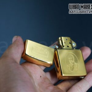 ZIPPO LA MÃ 1995 – ĐỒNG NGUYÊN KHỐI – KING EDWARD THE SEVENTH 2