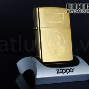 ZIPPO LA MÃ 1995 – ĐỒNG NGUYÊN KHỐI – KING EDWARD THE SEVENTH