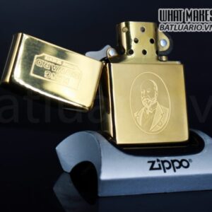 ZIPPO LA MÃ 1995 – ĐỒNG NGUYÊN KHỐI – KING EDWARD THE SEVENTH 7