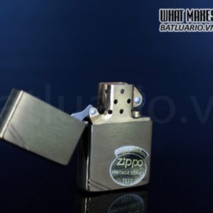 ZIPPO LA MÃ 1995 – VINTAGE REPLICA 1937 – ĐỒNG NGUYÊN KHỐI 5
