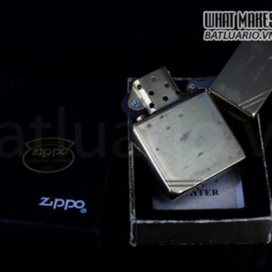 ZIPPO LA MÃ 1995 – VINTAGE REPLICA 1937 – ĐỒNG NGUYÊN KHỐI 7