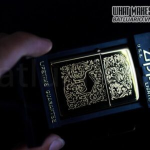 ZIPPO LA MÃ 1996 – CAMEL GOLD PLATE 22K – MẠ VÀNG 22K 1