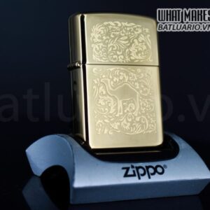 ZIPPO LA MÃ 1996 – CAMEL GOLD PLATE 22K – MẠ VÀNG 22K