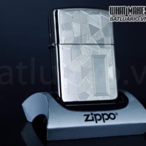 ZIPPO LA MÃ 1996 - SHIMMER - SILVER PLATE