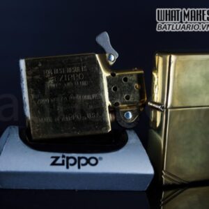 ZIPPO LA MÃ 1996 – VINTAGE REPLICA 1937 – ĐỒNG NGUYÊN KHỐI 3