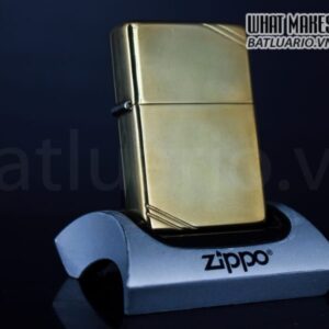 ZIPPO LA MÃ 1996 – VINTAGE REPLICA 1937 – ĐỒNG NGUYÊN KHỐI