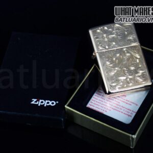 ZIPPO LA MÃ 1997 – MẠ VÀNG HỒNG – ROSE GOLD 1