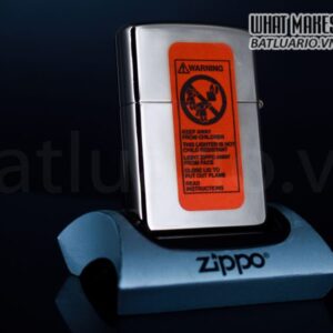 ZIPPO LA MÃ 1997 – ROSE GOLD – MẠ VÀNG HỒNG 1