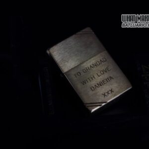 ZIPPO LA MÃ 1997 – VINTAGE REPLICA 1937 – TO GRANDAD WITH LOVE 11