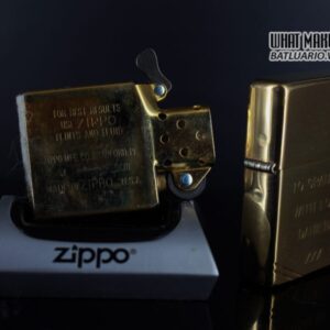 ZIPPO LA MÃ 1997 – VINTAGE REPLICA 1937 – TO GRANDAD WITH LOVE 3