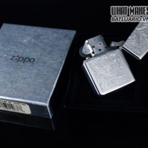 Zippo La Mã 1999 – Venetian – Silver Plate