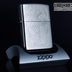 Zippo La Mã 1999 – Venetian – Silver Plate