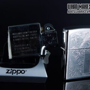 Zippo La Mã 1999 – Venetian – Silver Plate 5