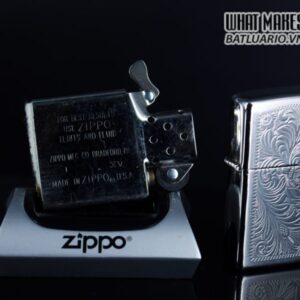 Zippo La Mã 1999 – Venetian – Silver Plate 6