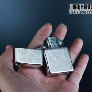 Zippo La Mã 1999 – Venetian – Silver Plate 8