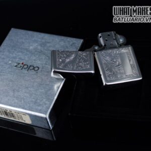 Zippo La Mã 1999 – Venetian – Silver Plate 9