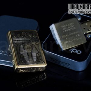 ZIPPO LA MÃ 2000 – EGYPTIAN KING – BRUSHED BRASS 11