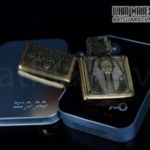ZIPPO LA MÃ 2000 – EGYPTIAN KING – BRUSHED BRASS 13