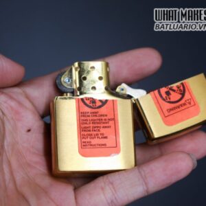 ZIPPO LA MÃ 2000 – EGYPTIAN KING – BRUSHED BRASS 3
