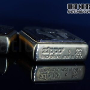 ZIPPO LA MÃ 2000 – EGYPTIAN KING – BRUSHED BRASS 7